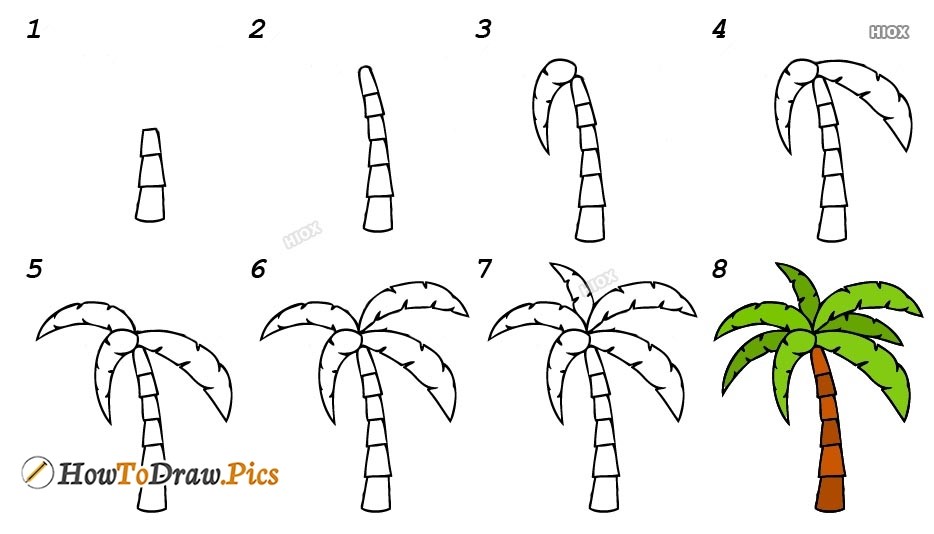 Palmu-idea 4 piirustus