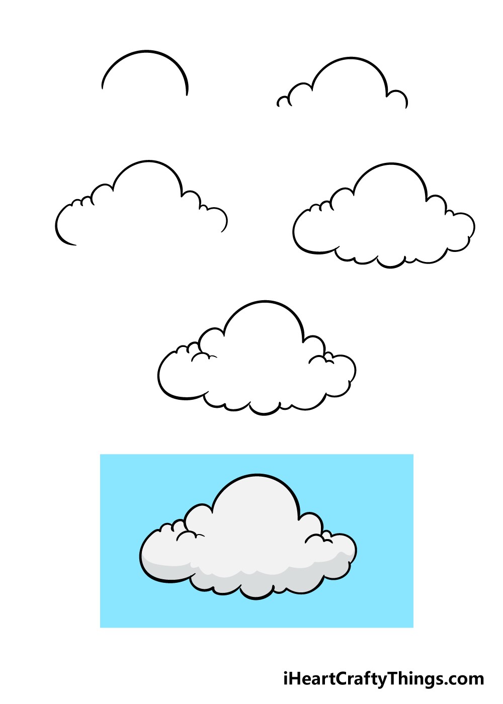 Pilvien idea 1 piirustus