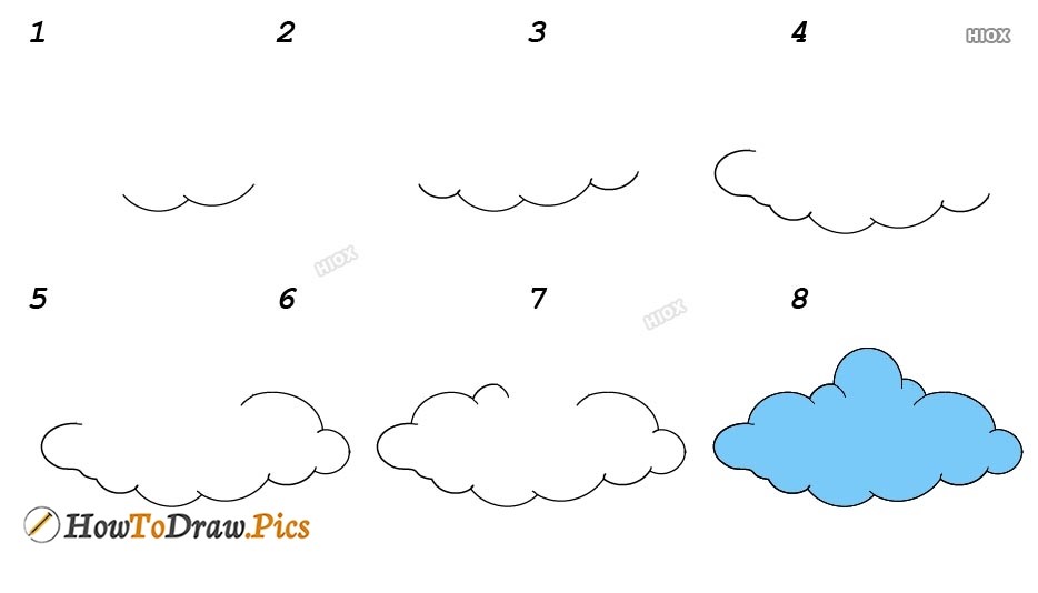 Pilvien idea 4 piirustus