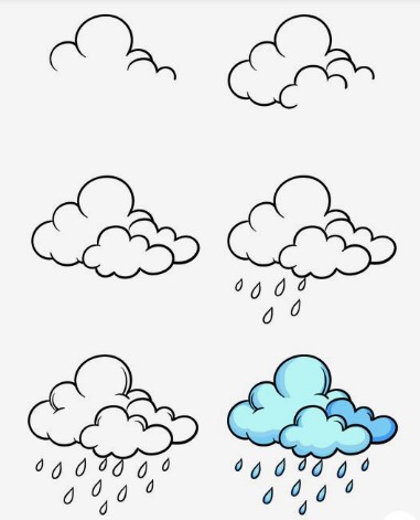 Pilvien idea 8 piirustus