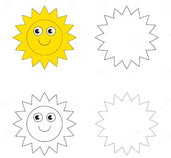 Auringon hymy (11) piirustus