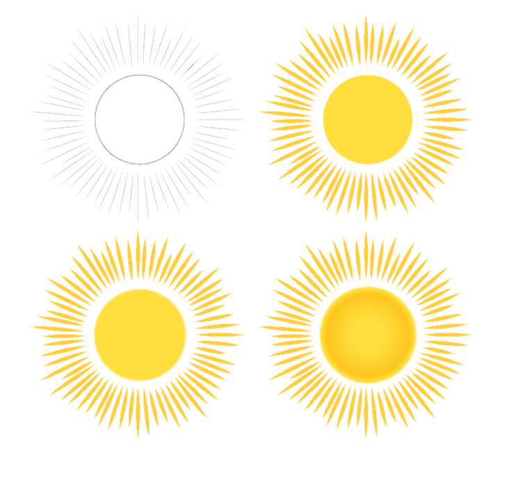 Auringon idea (15) piirustus