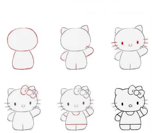 Hello kitty idea (3) piirustus