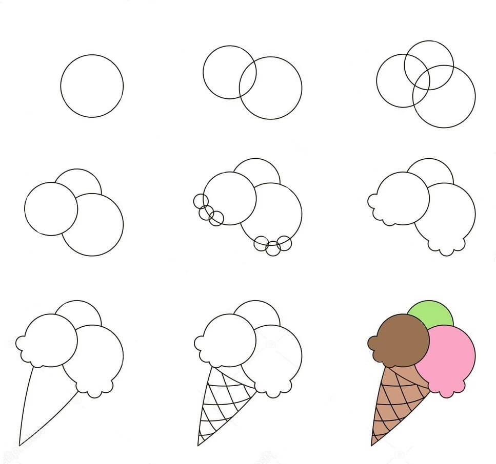 Idea jäätelö (11) piirustus