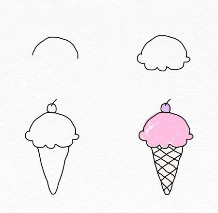Idea jäätelö (12) piirustus