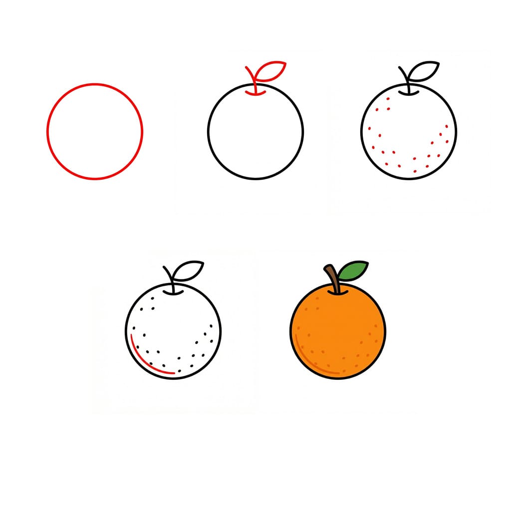 Ilmainen Oranssi piirustus