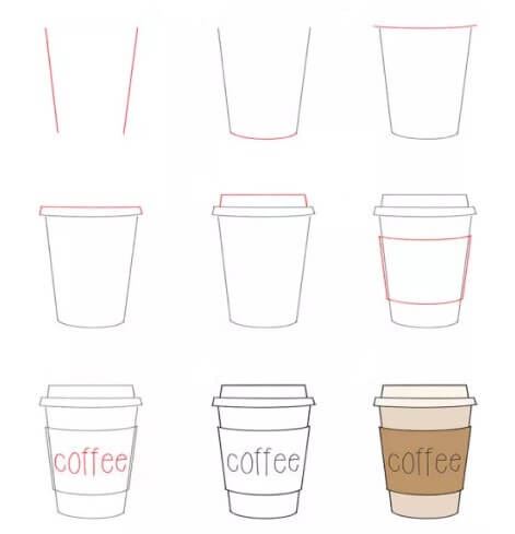 Kahvi idea (4) piirustus