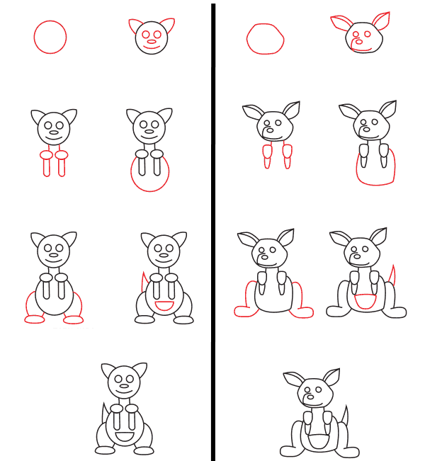 Kenguru lapsille (2) piirustus