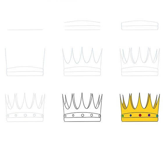 Kruunun idea (13) piirustus
