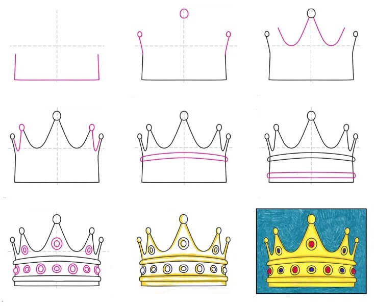 Kruunun idea (15) piirustus