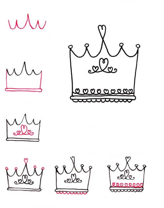 Kruunun idea (2) piirustus