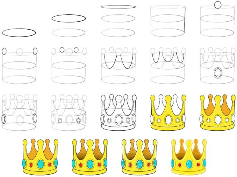 Kruunun idea (22) piirustus