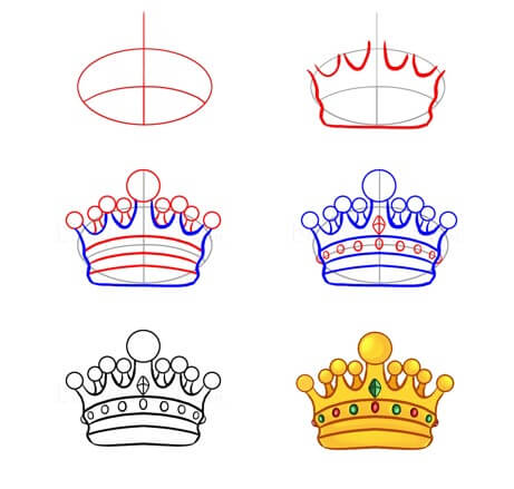 Kruunun idea (23) piirustus