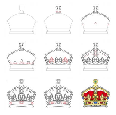 Kruunun idea (26) piirustus