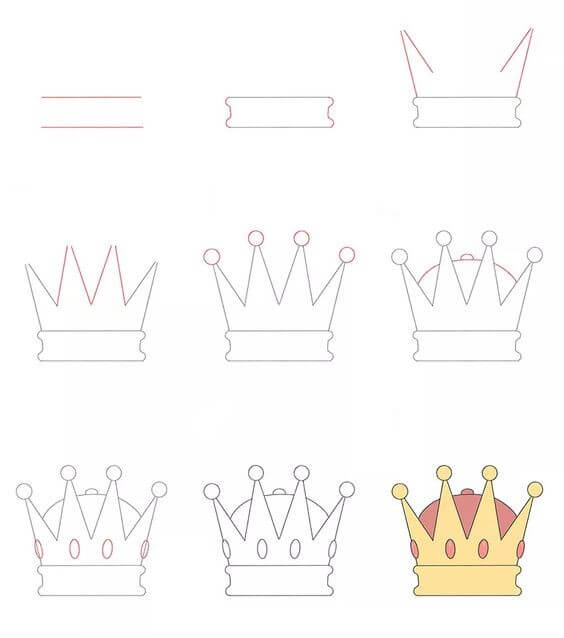 Kruunun idea (6) piirustus
