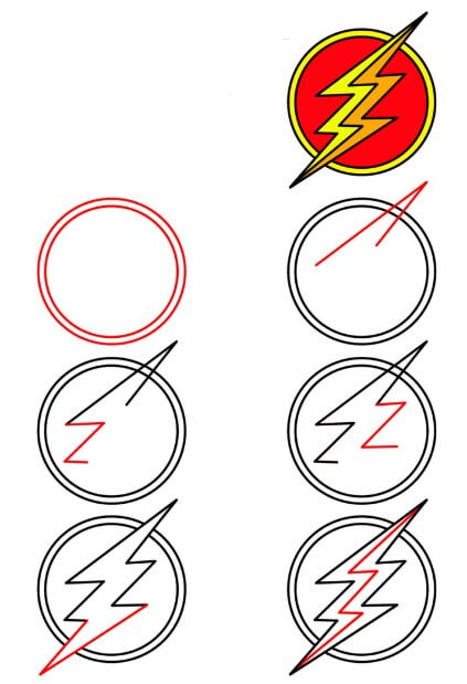 Logo the Flash piirustus