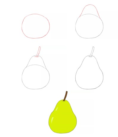 Päärynä idea (2) piirustus