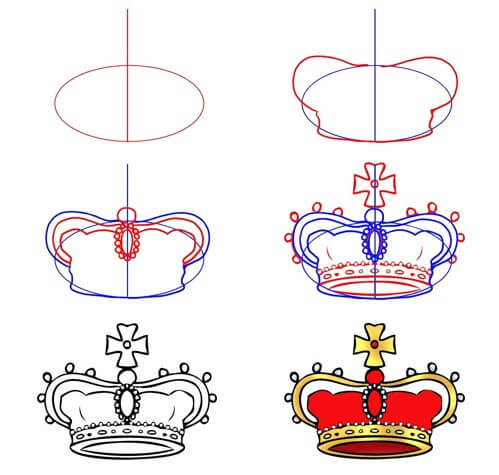Paavin kruunu piirustus