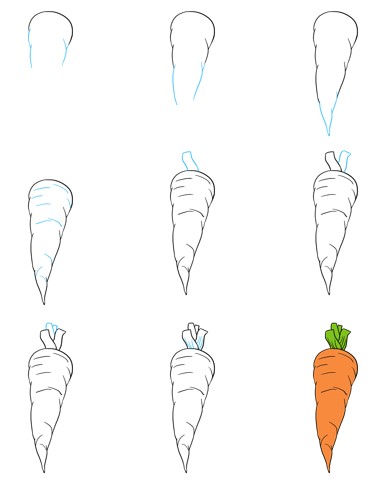 Porkkana idea 12 piirustus