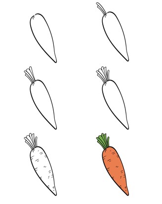 Porkkana idea 15 piirustus