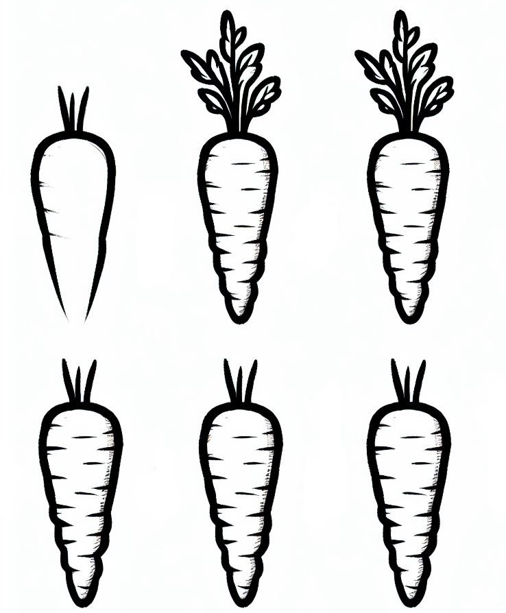 Porkkana idea 18 piirustus
