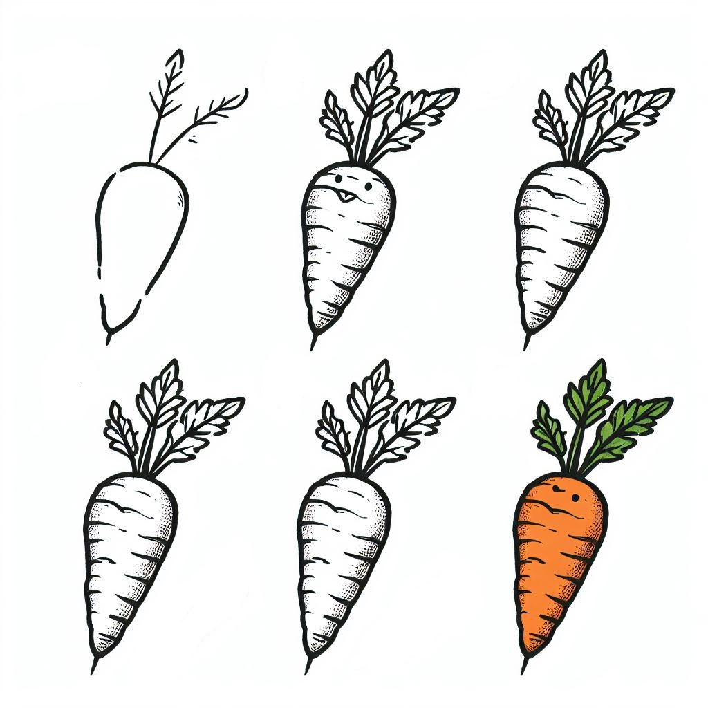 Porkkana idea 19 piirustus