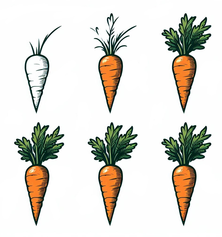 Porkkana idea 3 piirustus