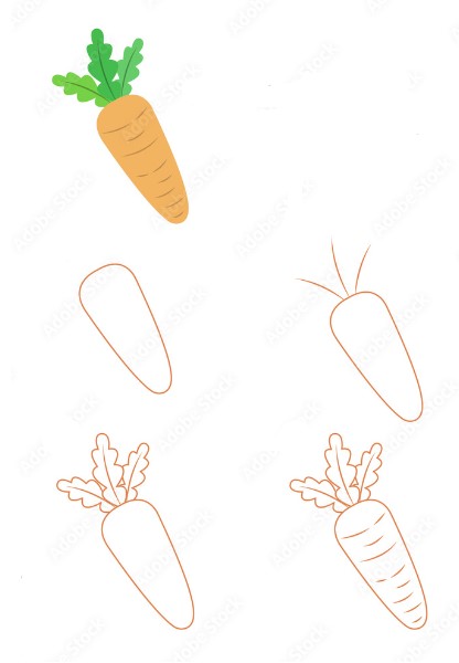 Porkkana idea 8 piirustus