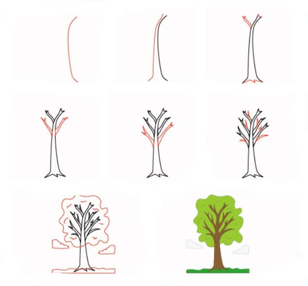 Puu idea (7) piirustus