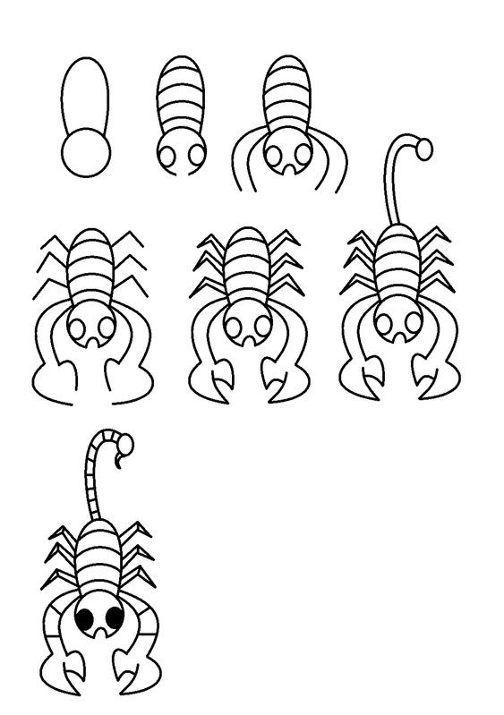 Skorpioni idea (16) piirustus