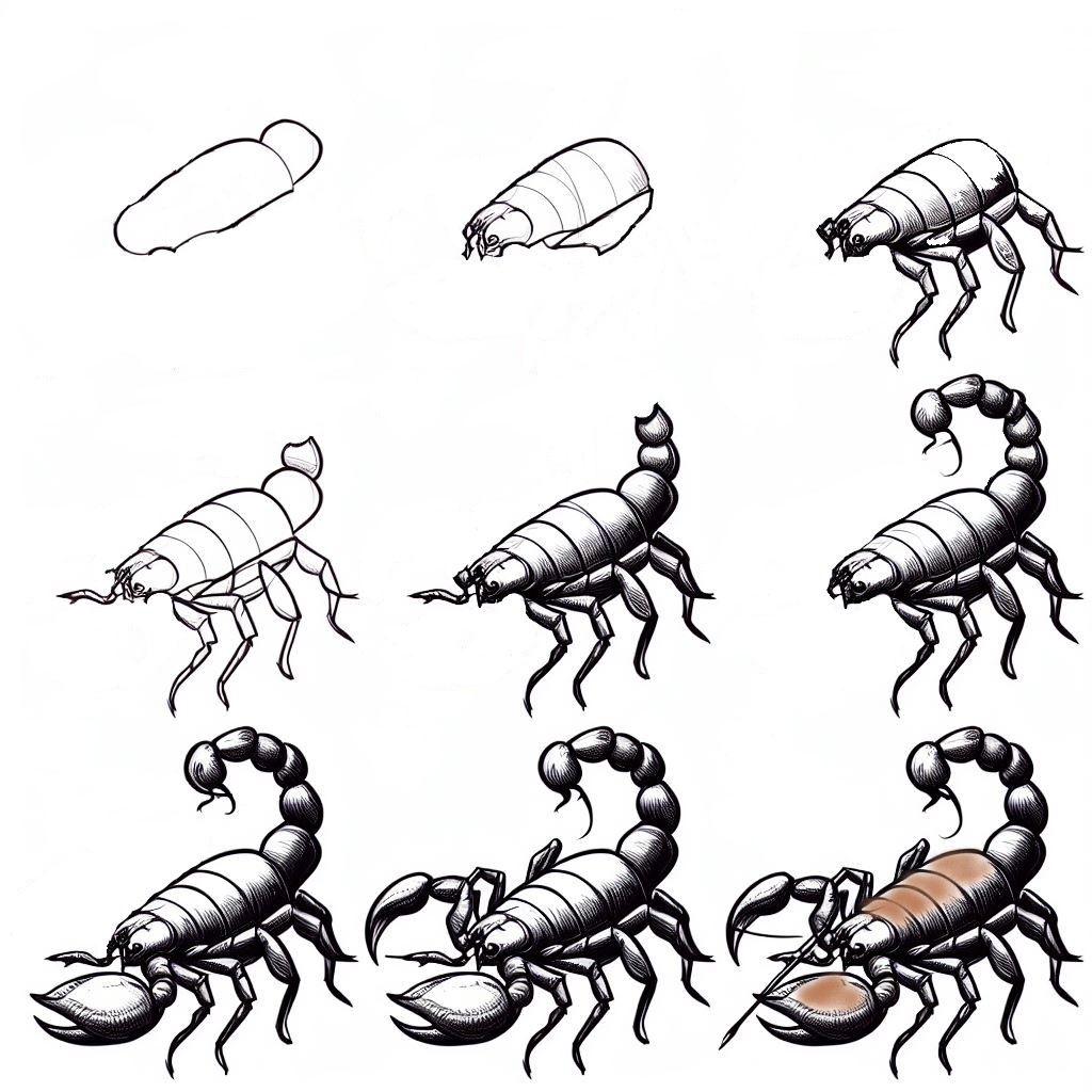 Skorpioni idea (20) piirustus