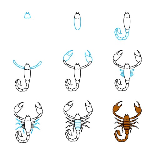 Skorpioni idea (9) piirustus