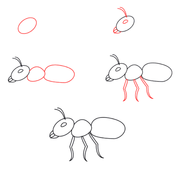Worker ants (2) piirustus