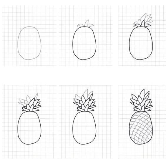 Ananas ideoita (2) piirustus