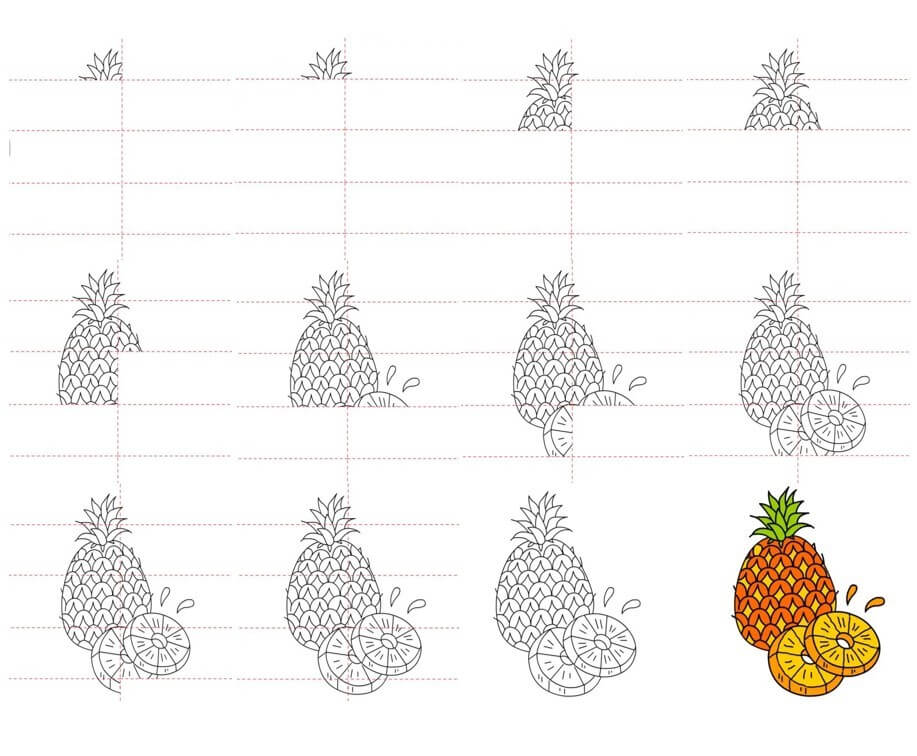 Ananas ideoita (22) piirustus