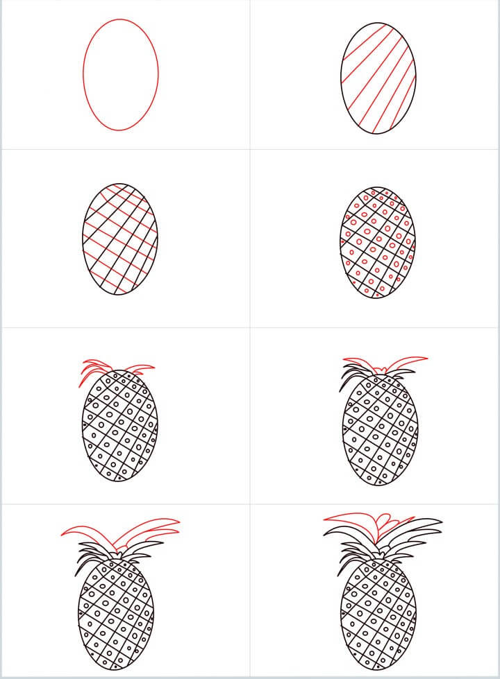 Ananas ideoita (24) piirustus