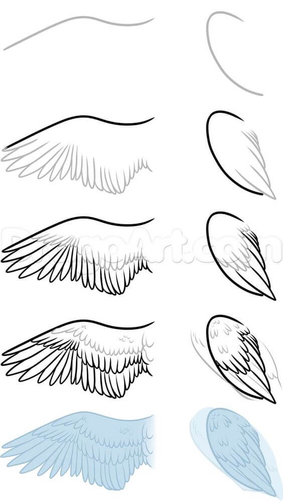 Angel Wings -idea (10) piirustus