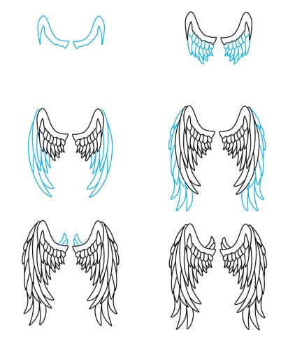 Angel Wings -idea (16) piirustus