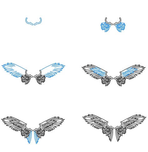 Angel Wings -idea (19) piirustus
