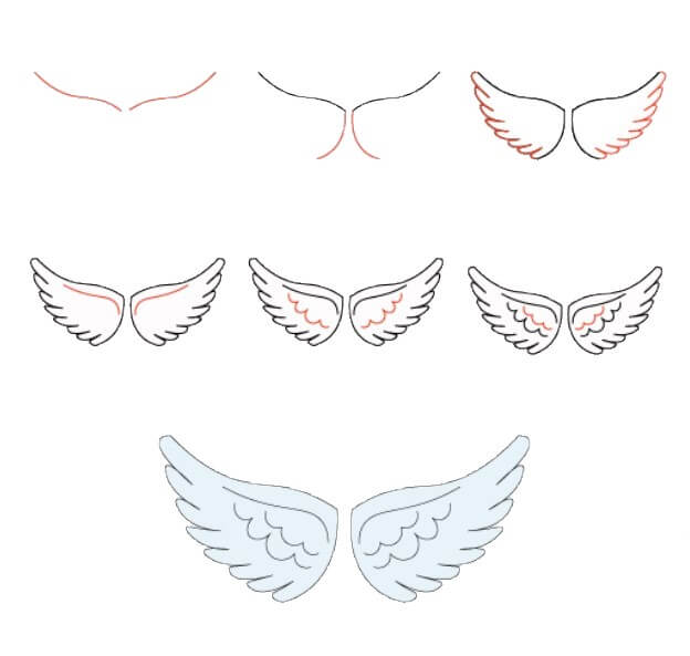 Angel Wings -idea (25) piirustus