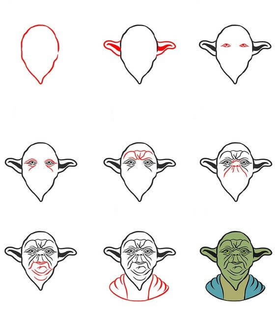 Baby yoda idea (13) piirustus