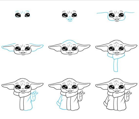 Baby yoda idea (21) piirustus