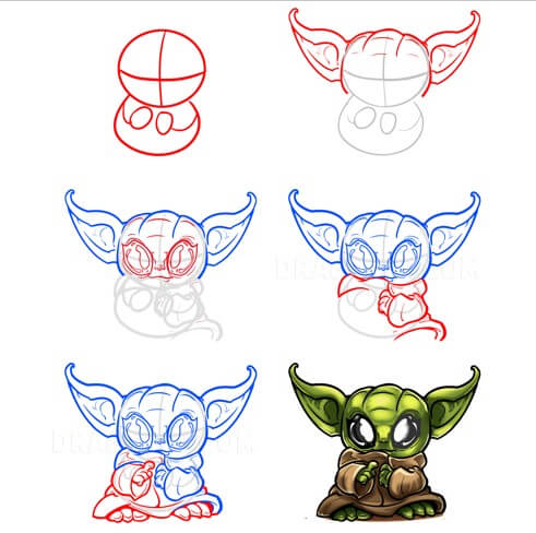 Baby yoda idea (3) piirustus