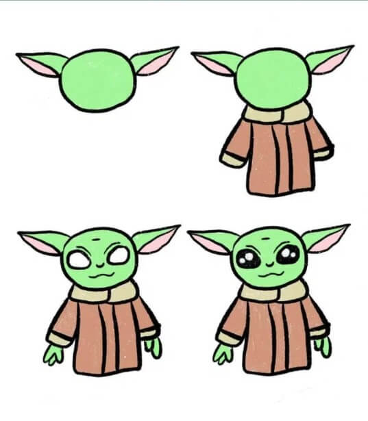 Baby yoda idea (6) piirustus