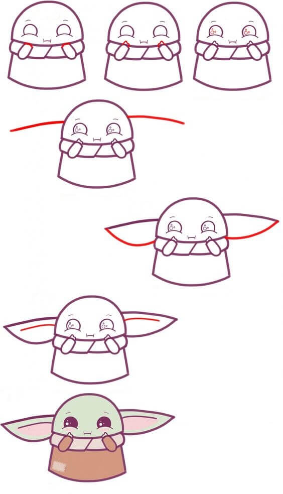 Baby yoda idea (9) piirustus