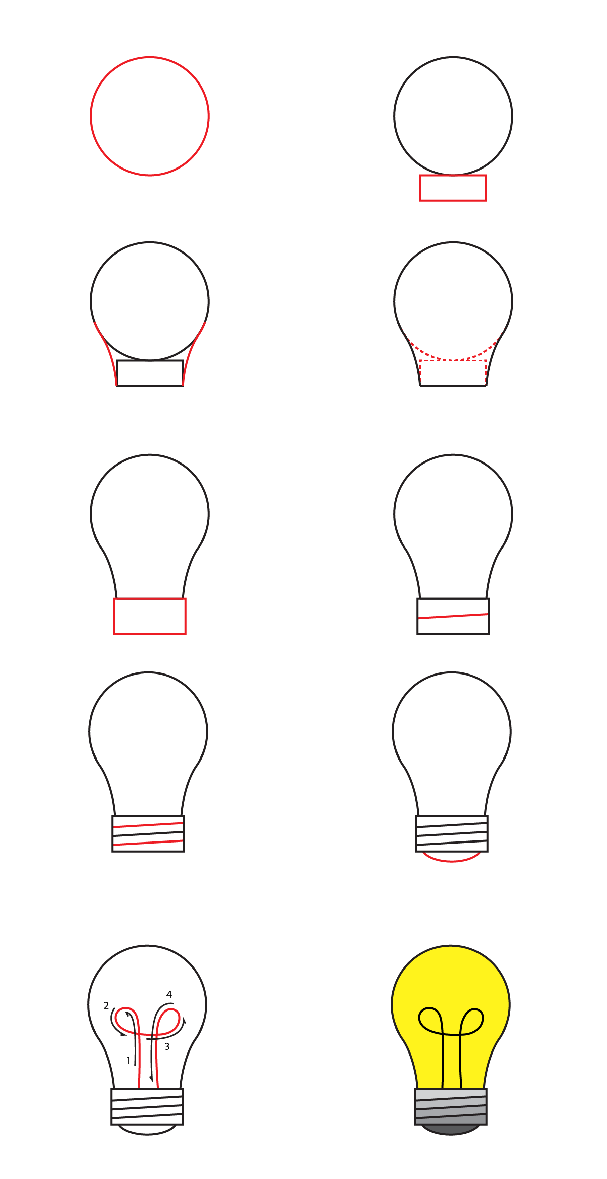 Hehkulampun idea (29) piirustus