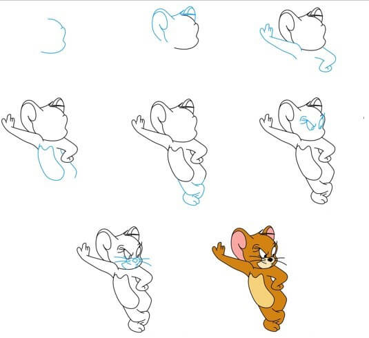 Idea Jerry hiiri (12) piirustus