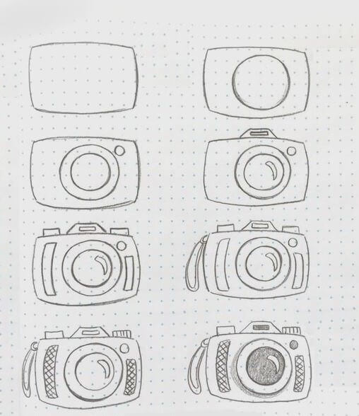Kamera-ideoita (15) piirustus