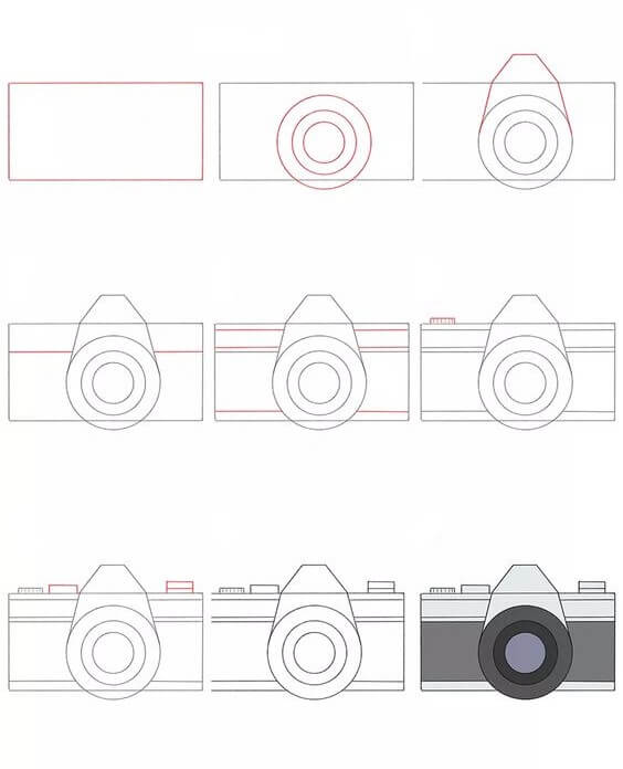 Kamera-ideoita (19) piirustus