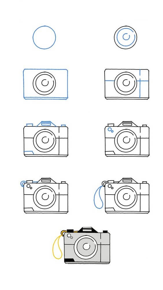 Kamera-ideoita (2) piirustus